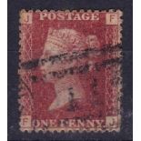 Great Britain 1853-Penny red, plate 224