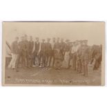 Hert's Yeomanry 1913 RP card in camp at Patcham, Susses (Photo Scarce, Brighton)
