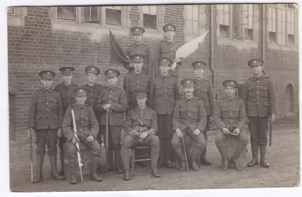 Cambridgeshire Regiment WWI Signal Platoon RP, R.S.O. at centre, used Oct 1914, scarce