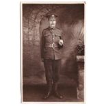 Grenadier Guards WWI-RP postcard full portrait rev. Signed Pre G.A.Dunford 26475/(CM Crieves