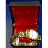 Watch - Gents Sekonda 26 Jewel automatic watch with date window No. 979456. Boxed.