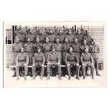 Royal Artillery WWII-Squadron RP postcard size, cheerful bunch.