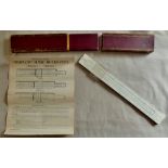 Simpton' slide rules - 'Primary' Bilateral - SR10-Pat 413308 original box and instructions