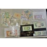 Good mixed accumulation of overseas banknotes, many UNC and including better values(100's)