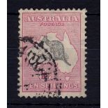 Australia 1931-36- 1/- grey and pink, SG136-fine used