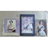 2000 ISLE OF MAN QUEEN MOTHERS 100 BIRTHDAY - Special pack plus print and postcard.
