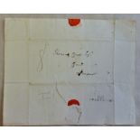 Great Britain Postal History-Somerset 1826 EL Milverton to Chard with Milverton/172 ***, m/s 8 rate