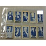 Carrere's-Turf Slides, Celebrities of British History 1951, set 50/50, VG/EX