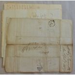 Great Britain Postal History-Somerset/Bath batch of EL's 1807 to 1839, range of BATH SL's and latter