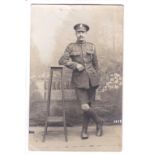 Royal Fusiliers WWI - PP postcard portrait of a L/Corporal rev 'L/CPL Namey 1st R.F.(Regs)June 18
