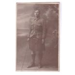 Royal Scots WWI RP "B.F. Miller, 9th Royal Scots (Highlanders) 16/3/16"