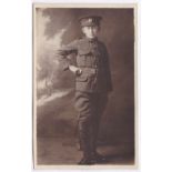 Royal Engineers-Young boy soldier proudly imaged properly having found up with a false age given,