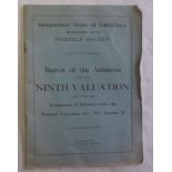 Independent Order Of Oddfellows (Manchester Unity) Friendly Society, Report of the Actuaries upon