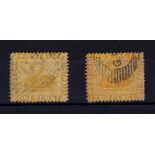 Western Australia 1865-definitives SG 53-SG55 both fine used