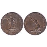 Great Britain Token 1795- Bury St Edmonds,Halfpenny token/Charles Guests/Autioneer, Bury,DH30,EF
