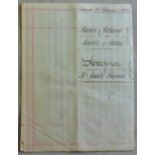 Manor of Woking in the County of Surrey 1894 38th February vellum admission document of Mrs Emily