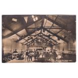 WWI Y.M.C.A. Camp - Interior RP Victoria Hut, Biscot Camp, Luton used 1916