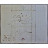 Great Britain Postal History-Scotland 1795 EL-Elgin to Sale Agent at Wemyts? With SL Elgin and m/