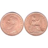 Great Britain 1949-Penny, ABUNC, choice