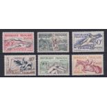 France 1953 Sport6s S.G. 1185-1190 l/m/mint set. Cat £105