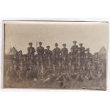 Royal Army Medical Corps WWI Field Hospital Staff RP card - in SD - a Canadian included.