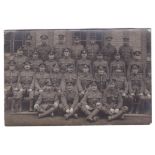 Royal Fusillers WWI-Platoon RP postcard, a very smart unit