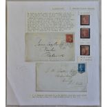 Great britain 1858-1859-The Rideout Machine Cancellations - a display page with examples of Fie 1,