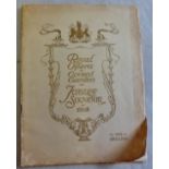 London Royal Opera House Covent Garden 1908 Jubilee Souvenir; cover grubby but inner very clean with