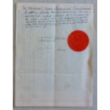 Surrey Woking Maybury vellum mortgage document for Land at Heathside 1898 29th December The National