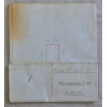 Alnwick - J.W.Brewis Dec'd -Tailor & Outfitters paper rewating to the estate of the deceased birth