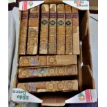 Locke's Works-Ten volumes, mixed Condition-some front covers detached, spine worn or damaged