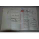 Surrey Woking "Oaklands" vellum conveyance document 31st August 1904 A Simmonds to Herbert Bowley