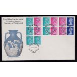 Great Britain - 1972 (24 May) Wedgwood Booklet on illustrated FDC, u/a.