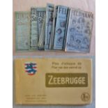 Feldman's Blue Book's of Popular songs (13) all words only-Zeebrugge-Plan & Postcard Booklet.