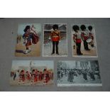 Scots Guards - batch of mostly colour cards and The Scots Guards, Pall Mall, Band, Pub. Broom S.