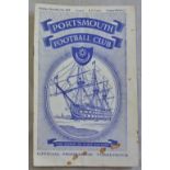 Portsmouth V Arsenal 1958 front stain