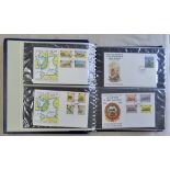 Isle of Man - A clean cover album and ship case of earlier FDC's and presentation packs, includes