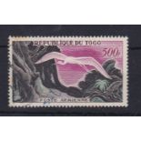 Togo 1957 500fr Great Egret, fine used, SG 213, scarce high value