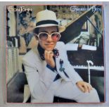 Elton John-Greatest Hits'-OJM Record-stereo-1973-DJH 20442-label black yellow lettering - in good