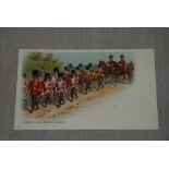 Grenadier Guards Drums and Fifes - early colour card, (undivided back.)