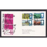 Great Britain - 1966 (2 May) Landscapes FDI on illustrated FDC.