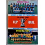 Aston Villa v Norwich City The Football League Cup Final 1975