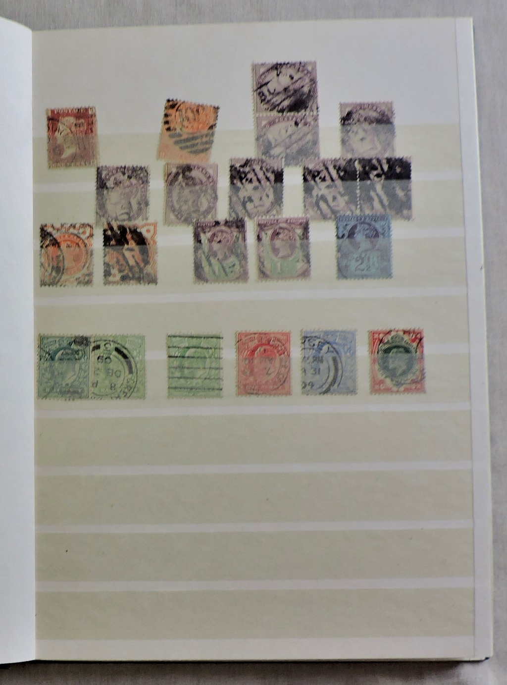 Great Britain used in a stockbook, early ranges, few graphite's etc