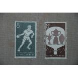 China 1963-27th World Table Tennis Championship; set SG2119/2120 m/mint