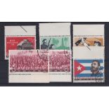 China 1953 4th Anniversary of Cuban Revolution set SG 2063/68 fine used Cat £55