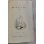 Book of Gems-1863-front cover and spine detached - in need of restoration, text + engraving good.