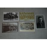 Grenadier Guards - Fine range of RP Cards (7) including: Band, Cpl Turners Squad 1923, Royalty,