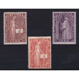 Belgium 1928 Orval Abbey Fund SG 463-464 mint, SG 466-467 mint