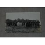 Queens Westminster's - Border Camp 1928 Fine RP - Troops - Vintage Auto's in the background