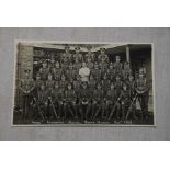 Scots Guards 1918 (Sept) Sergt Atkinson's Squad, Fine RP postcard.